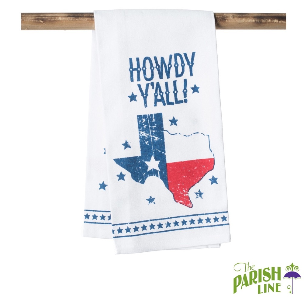 The Parish Line Howdy Y'all Kitchen Towel